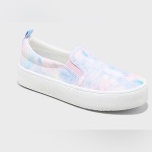 art class Kids' Carly Slip-On Sneakers - Tie-Dye Pink & Blue